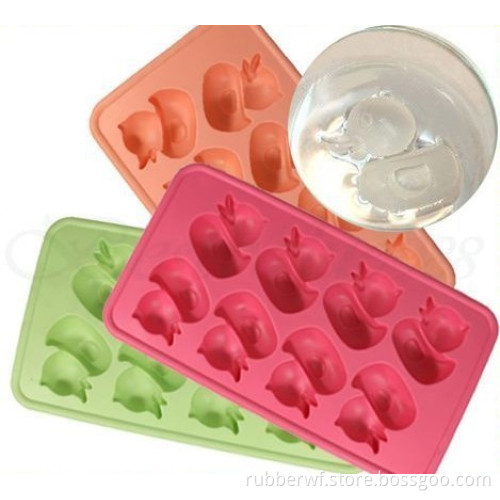 Lovely Silicone Duck Ice Cube Tray Mold Soap Maker New